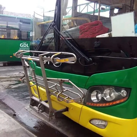 Portabici per biciclette per autobus di transito in acciaio al carbonio su autobus dalla Cina